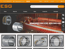 Tablet Screenshot of esgbearing.com